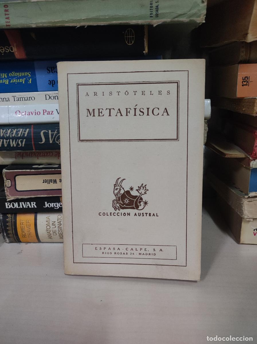 Libros: METAFISICA ARISTOTELES COLECCION AUSTRAL - Foto 1