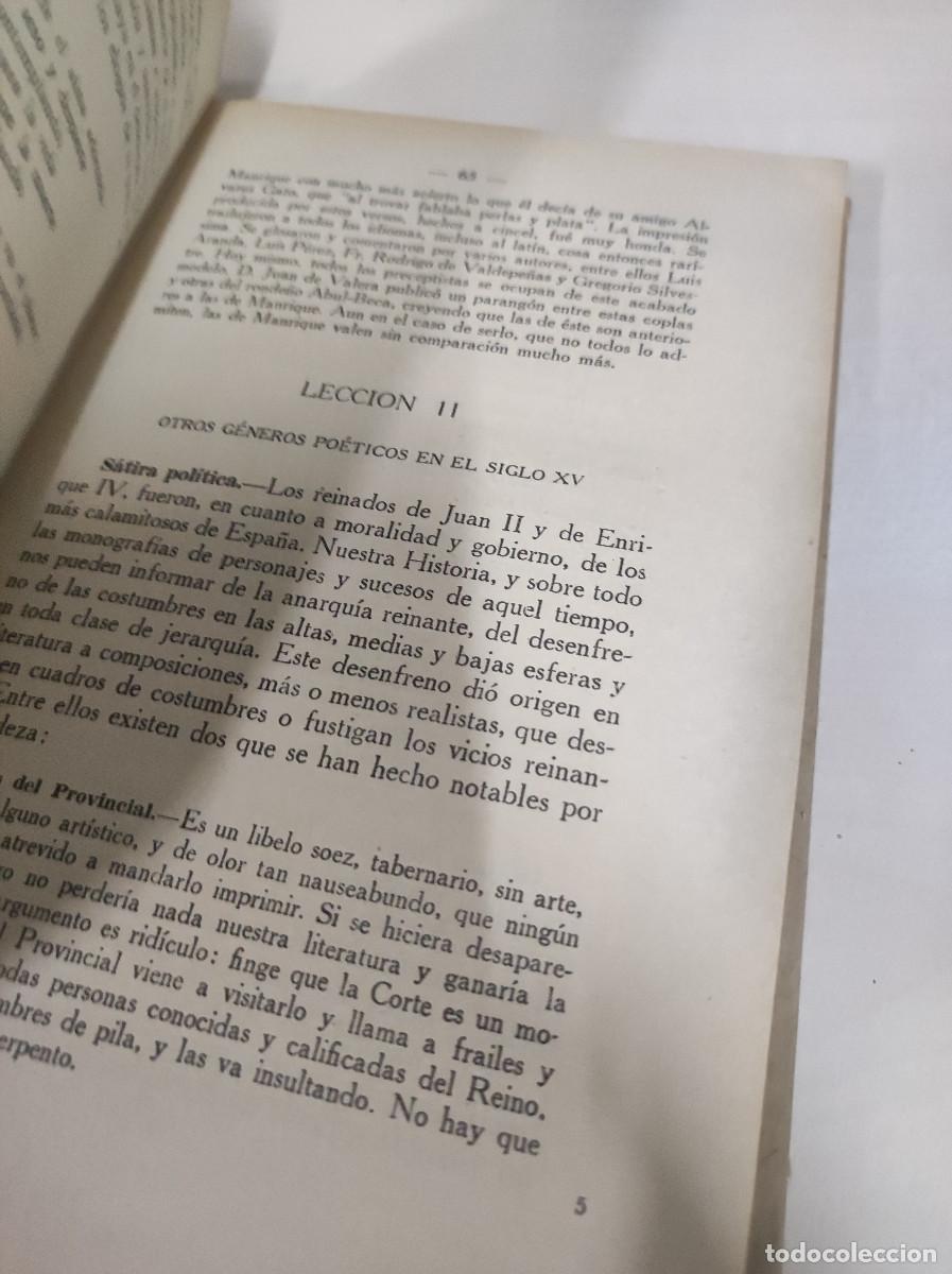 Libros: HISTORIA DE LA LITERATURA ESPA&Ntilde;OLA Y UNIVERSAL. ALBERTO RISCO - Foto 2