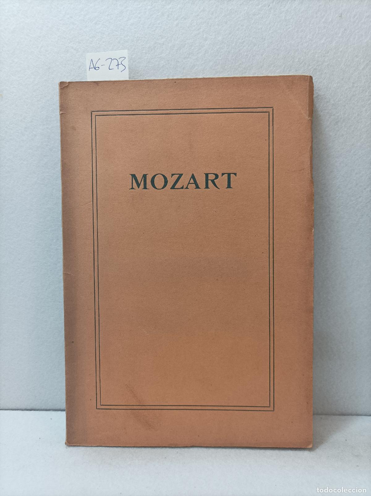 Libros: MARA, La: - Wolfgang A. Mozart. - Foto 1
