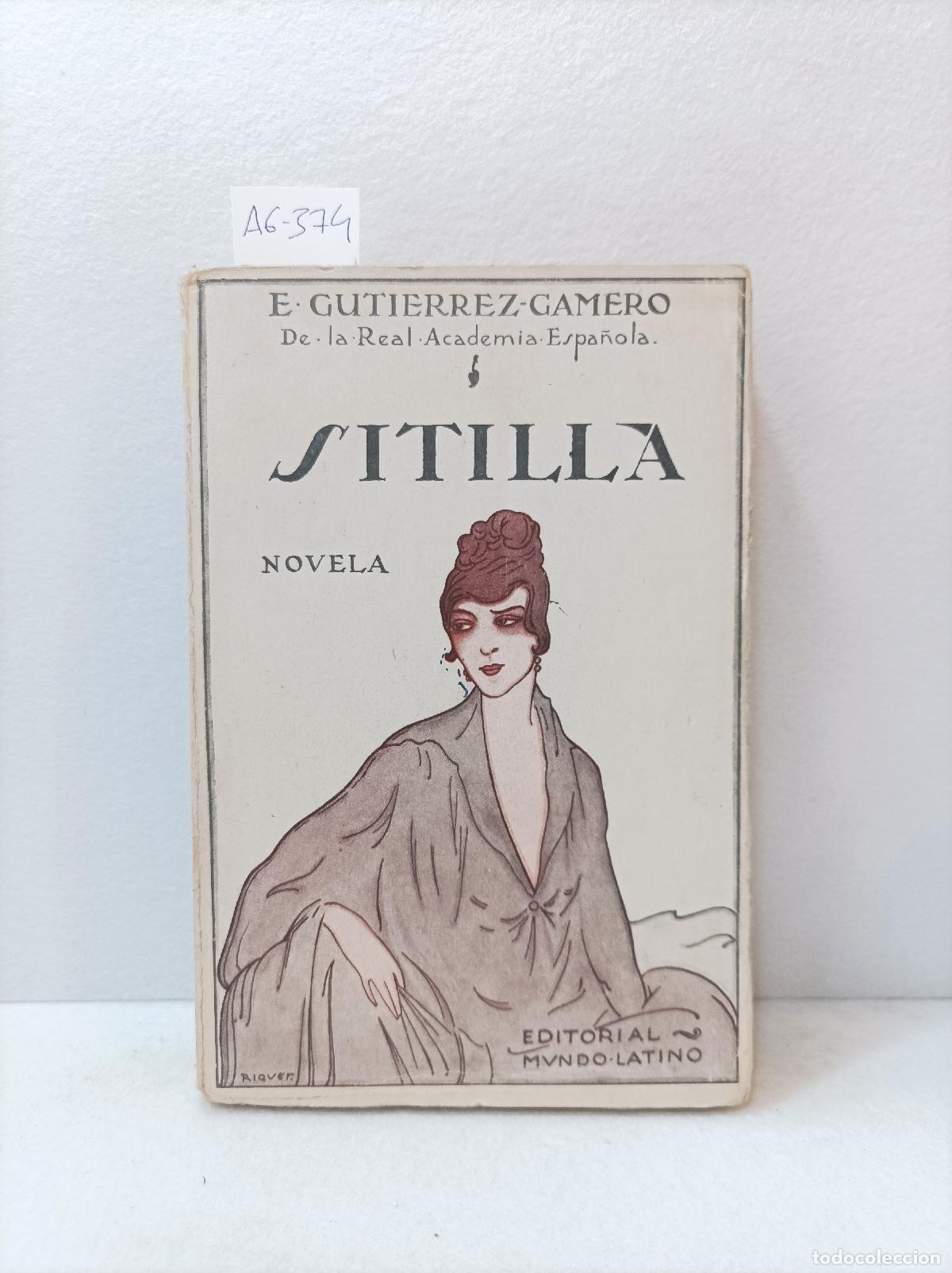 Libros: GUTI&Eacute;RREZ GAMERO, Enrique: - Sitilla. - Foto 1