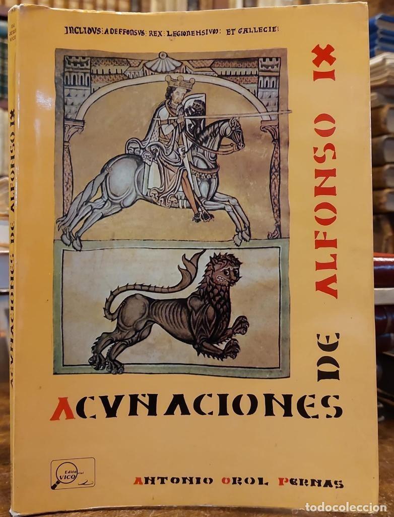 Libros: ACU&Ntilde;ACIONES DE ALFONOS IX. - OROL PERNAS. Antonio. - Foto 1