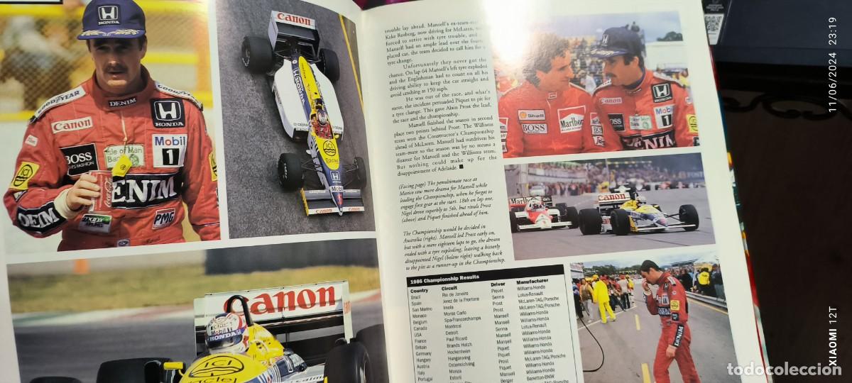 Libros: LIBRO MANSELL FORMULA ONE & INDYCAR CHAMPION - Foto 2