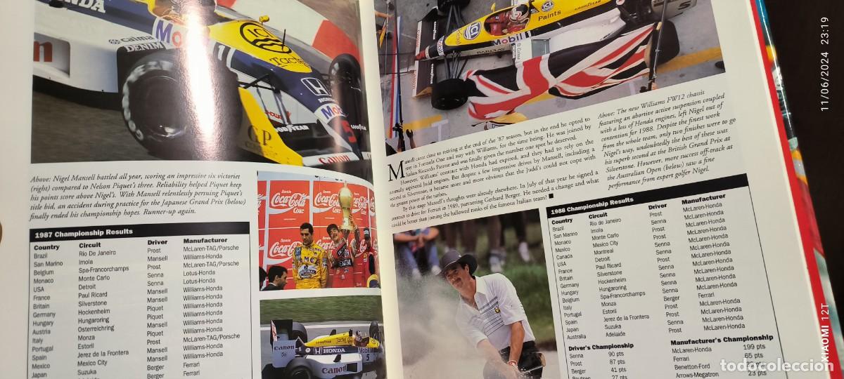 Libros: LIBRO MANSELL FORMULA ONE & INDYCAR CHAMPION - Foto 3