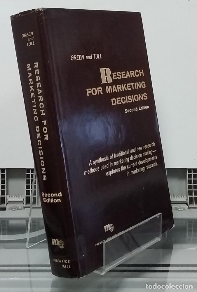 Libros: Research for Marketing Decisions (second edition) - Green and Tull - Foto 1