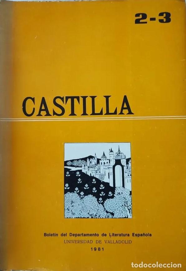 B&uuml;cher: CASTILLA 2-3. BOLET&Iacute;N DEL DEPARTAMENTO DE LITERATURA ESPA&Ntilde;OLA UNIVERSIDAD DE VALLADOLID - VV.AA.