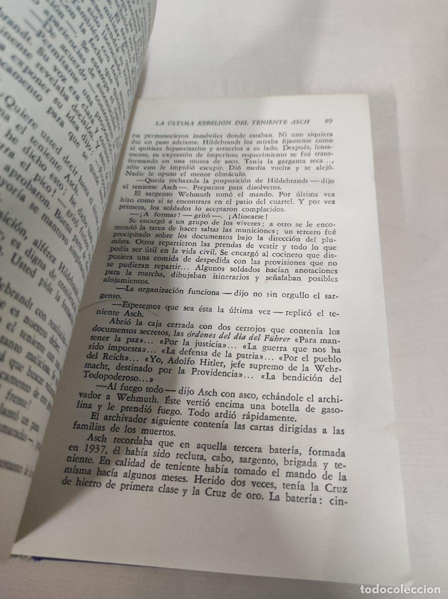 Libros: La &uacute;ltima rebeli&oacute;n del Teniente Asch.- Kirst, Hans Hellmut - Foto 4