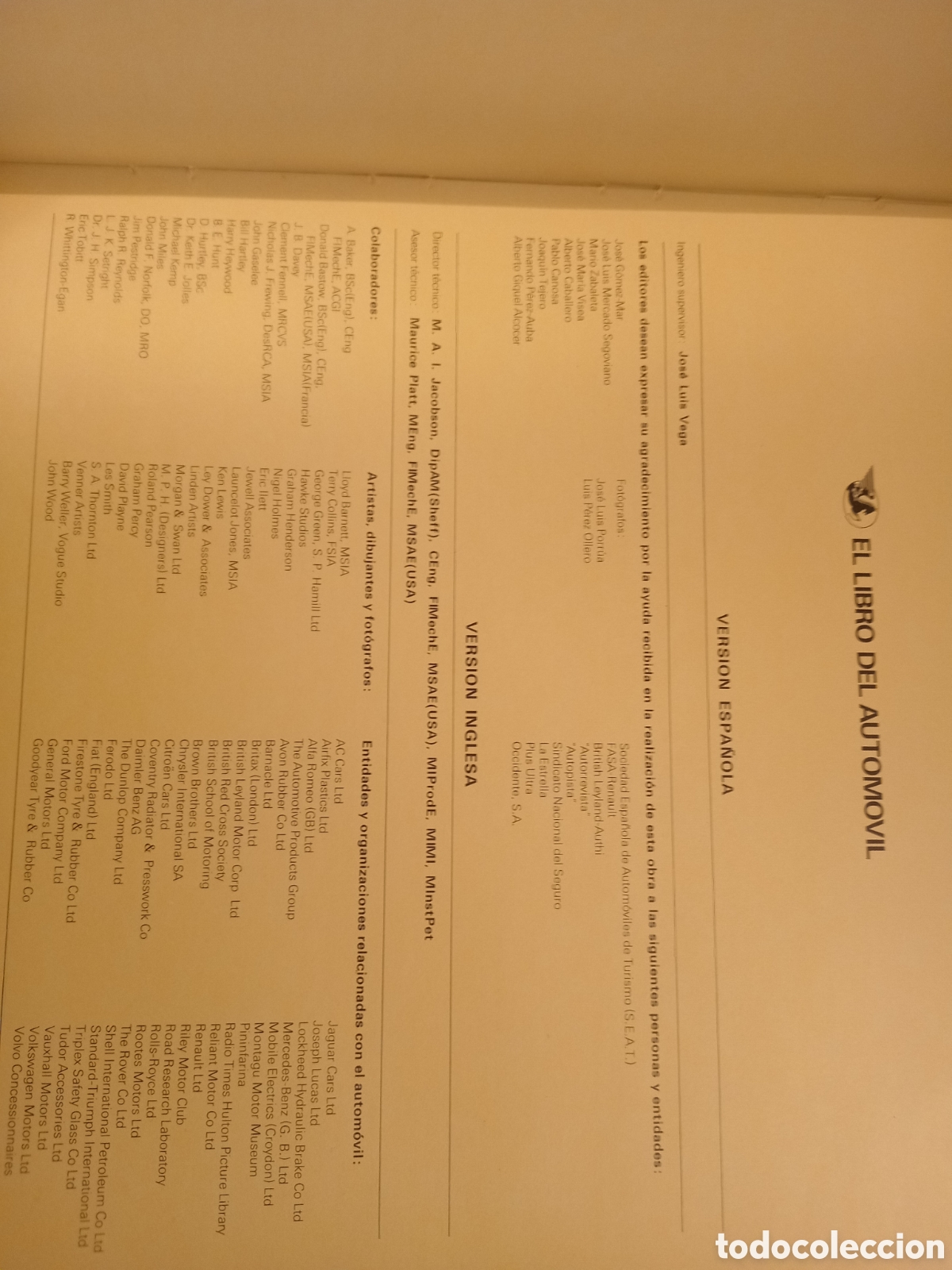 Libros: EL LIBRO DEL AUTOMOVIL, SELECCIONES DEL READER&acute;S DIGEST, 1971 - Foto 2