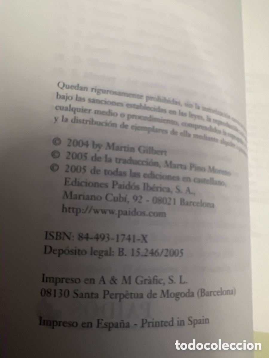Libros: T2/B2/62. Libro - El Desembarco de Normand&iacute;a. El D&iacute;a D - Martin Gilbert - Foto 3