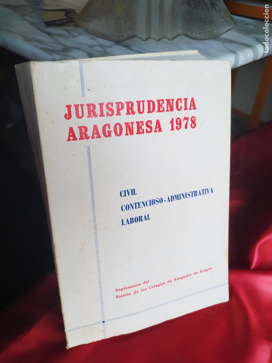 books: Jurisprudencia Aragonesa. 1978. L.809-2724