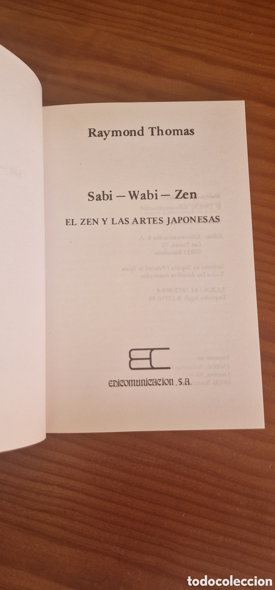 Libros: Sabi wabi zen, Raymond Thomas - Foto 3