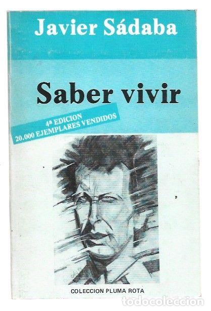Libros: SABER VIVIR - SADABA, JAVIER - Foto 1