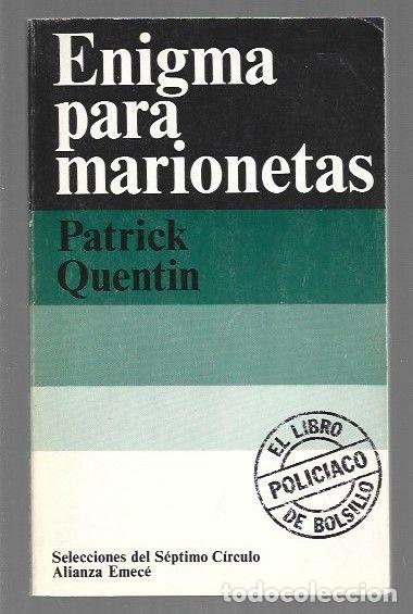 Libros: ENIGMA PARA MARIONETAS - QUENTIN, PATRICK - Foto 1