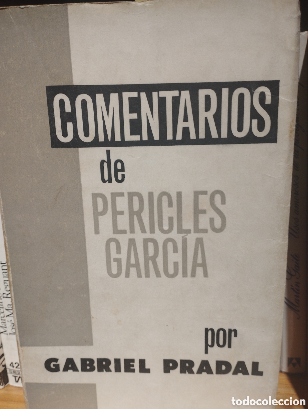 Libros: COMENTARIOS DE PERICLES GARCIA - GABRIEL PRADAL - Foto 1