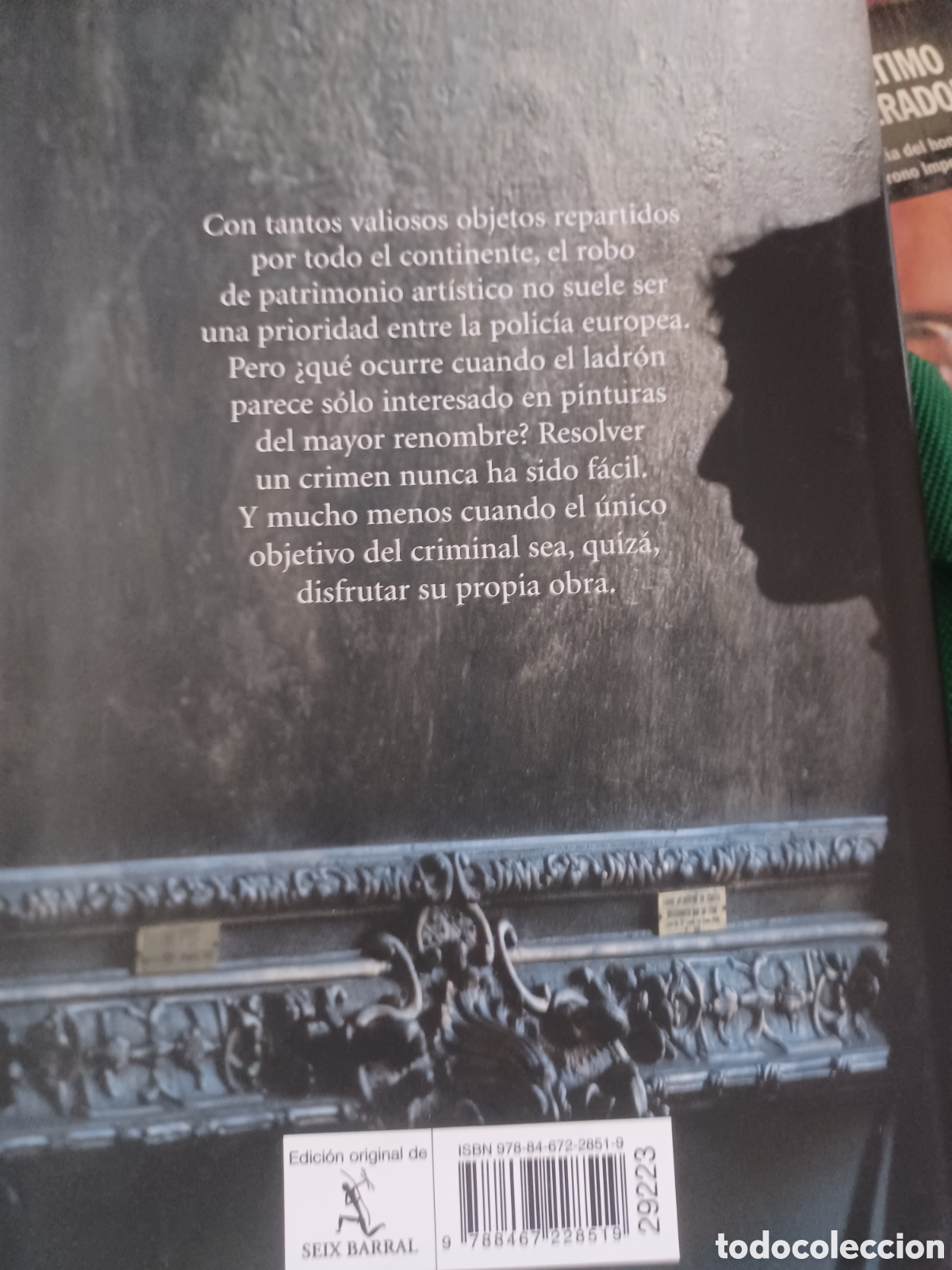 Libros: Barybook 293. . El ladr&oacute;n de arte Noah Charney C&iacute;rculo de Lectores - Foto 2