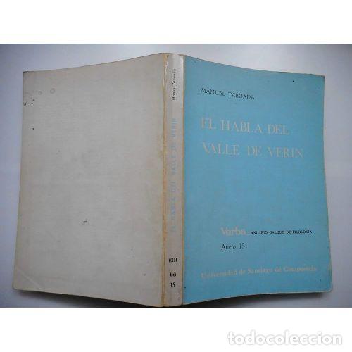 Libros: EL HABLA del VALLE de VERIN - M. TABOADA - Sin Especificar - Foto 1