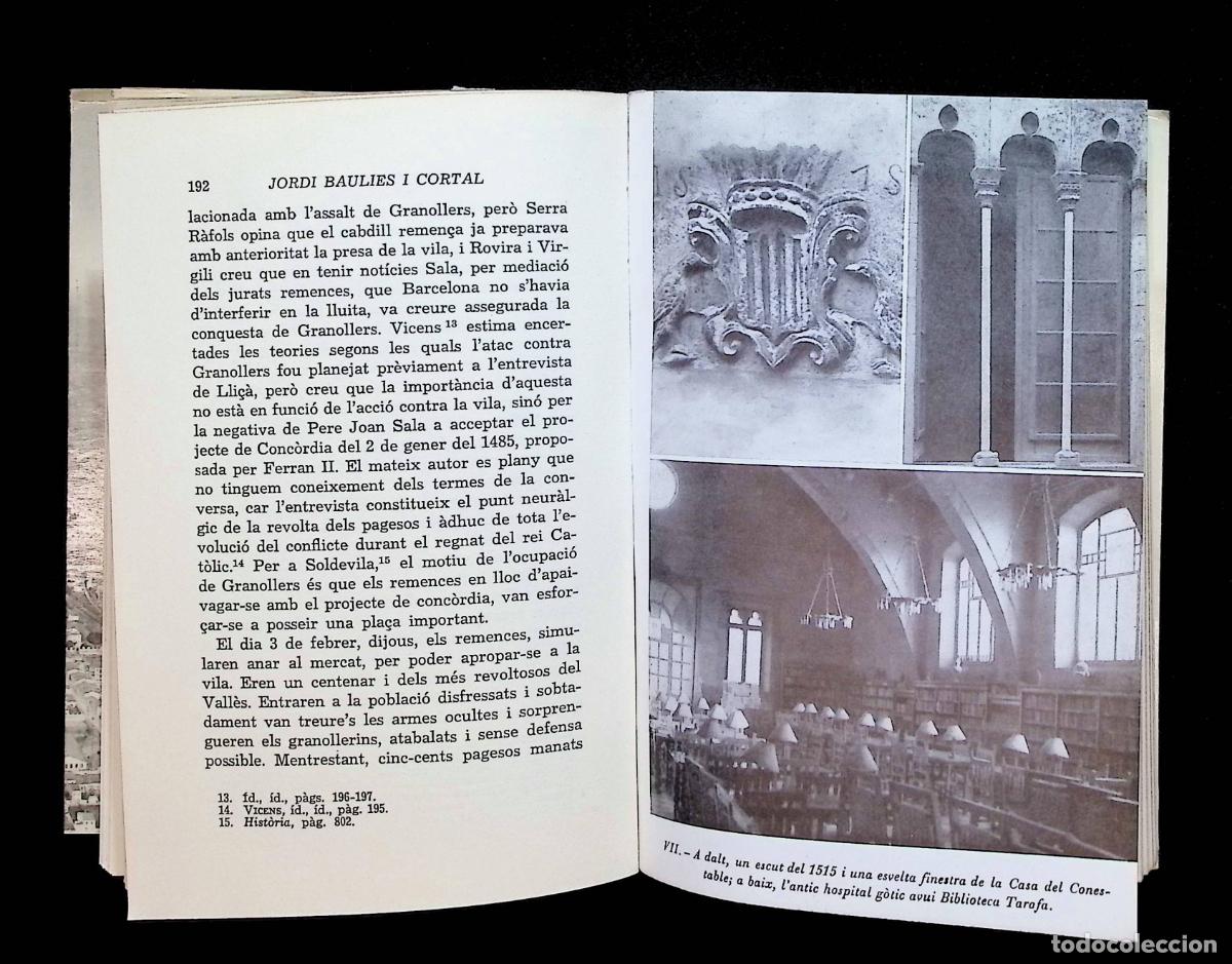 Libros: GRANOLLERS. - BAULES I CORTAL, Jordi. - Foto 5