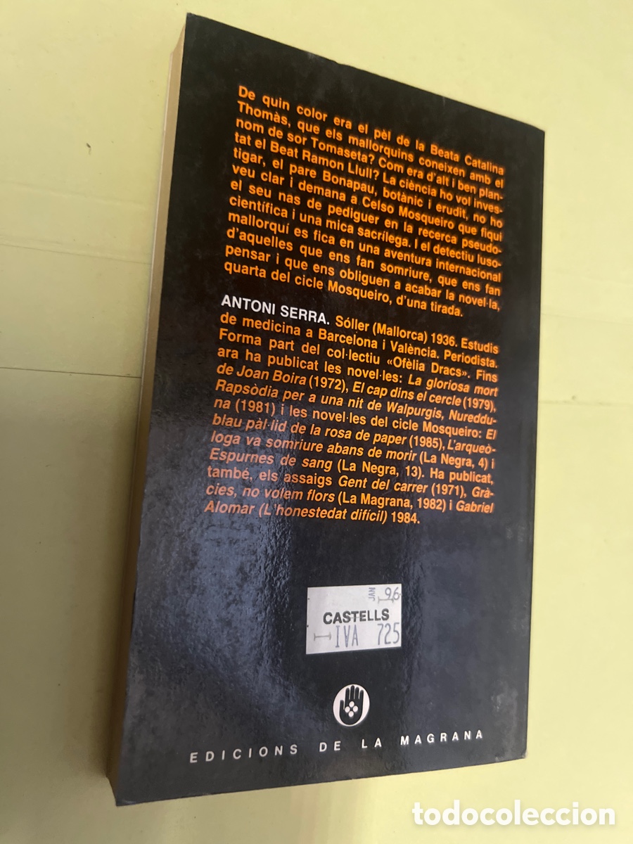 Libros: T2/B2/91. Antoni Serra - RIP, senyor mosqueiro - Foto 2