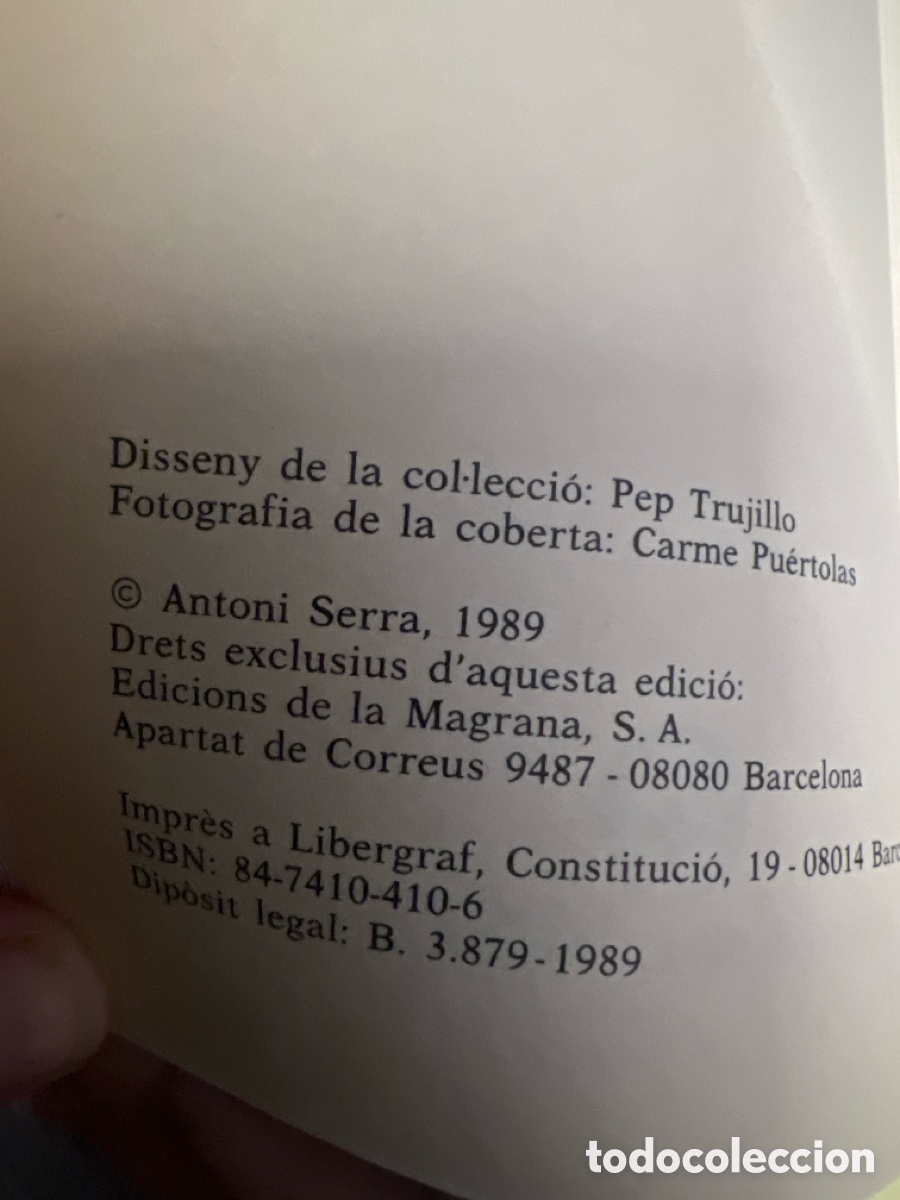 Libros: T2/B2/91. Antoni Serra - RIP, senyor mosqueiro - Foto 3