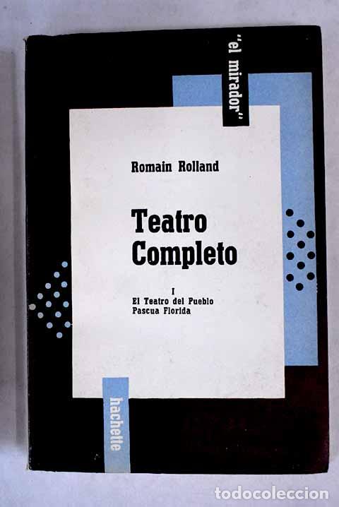 Libros: Teatro completo, tomo I.- Rolland, Romain - Foto 1