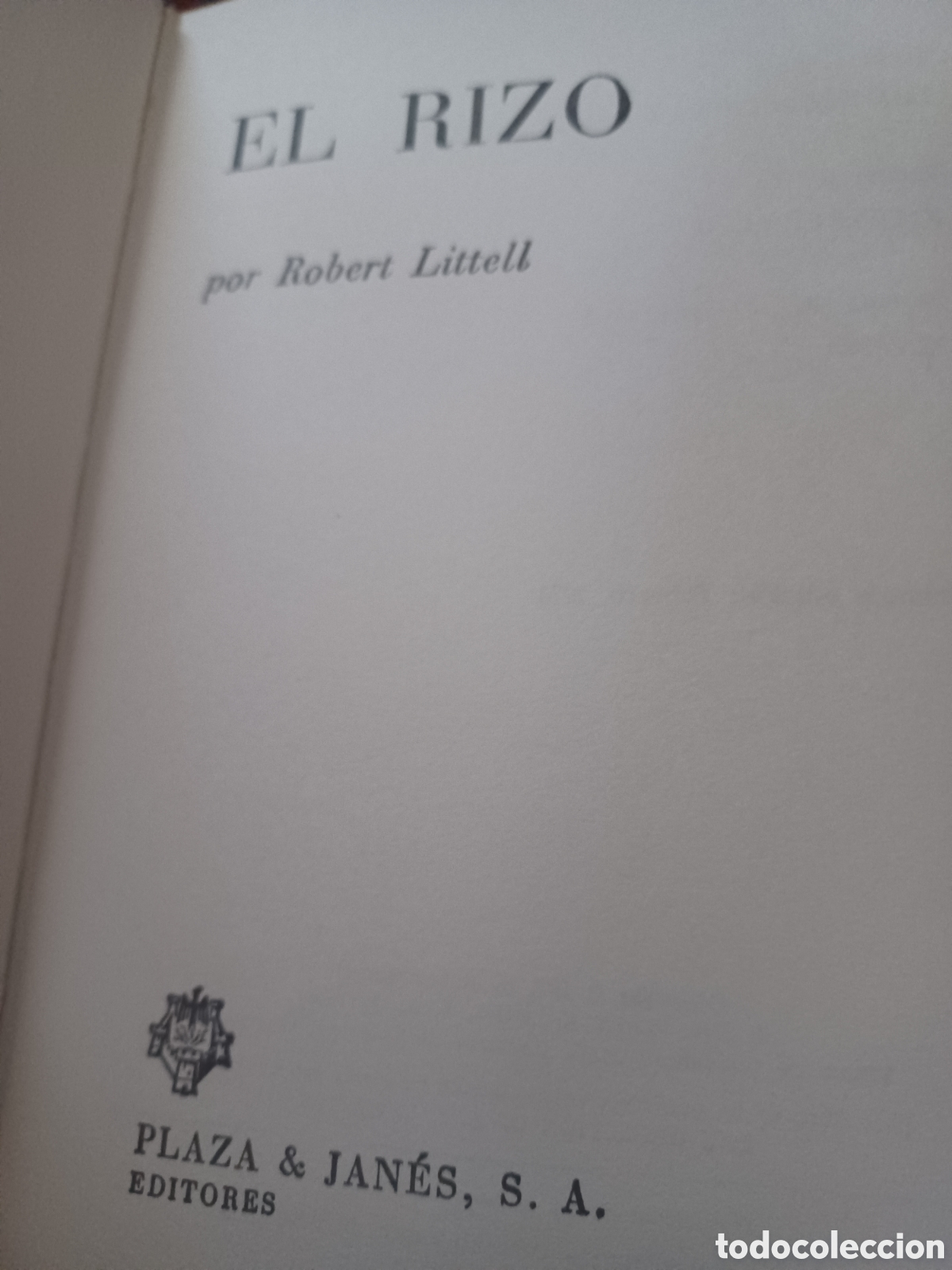 Libros: Barybook 156. El rizo Robert littell plaza y Janes - Foto 3