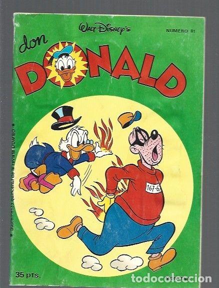 Libros: DON DONALD. NUMERO 81 - WALT DISNEY - Foto 1