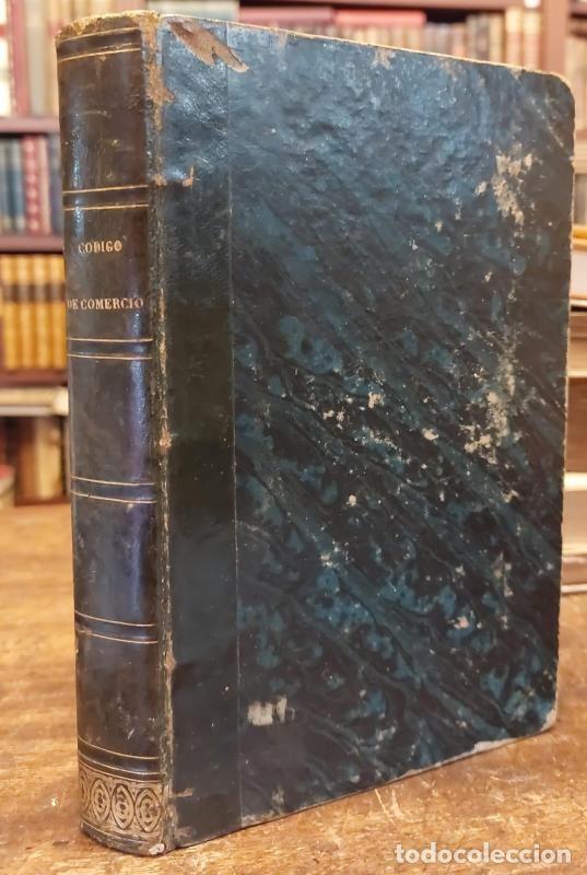 Libros: CODIGO DE COMERCIO. Estractado (sic) con la explicaci&oacute;n al pie de cada art&iacute;culo, de los fundamento - Foto 1