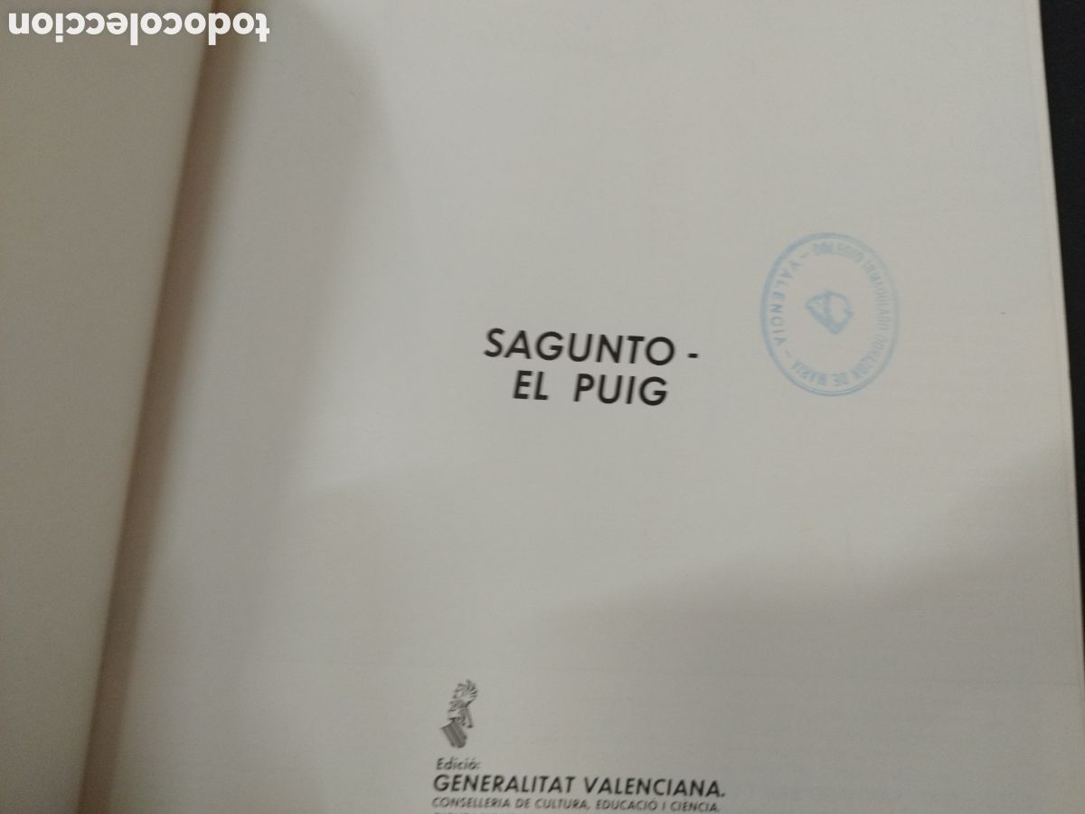 Libros: SAGUNTO- EL PUIG - BRU VIDAL, Santiago - Foto 2
