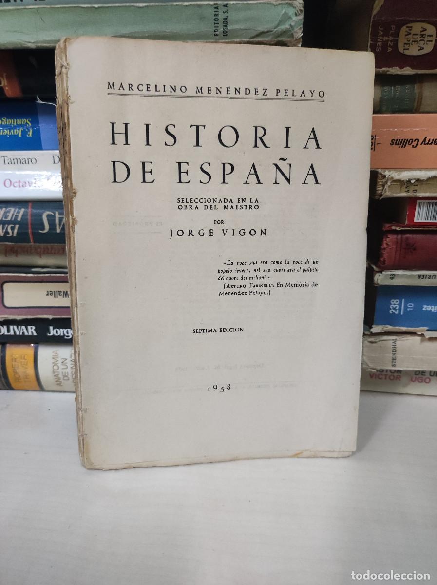 Libros: HISTORIA DE ESPA&Ntilde;A JORGE VIGON 1958 - Foto 1