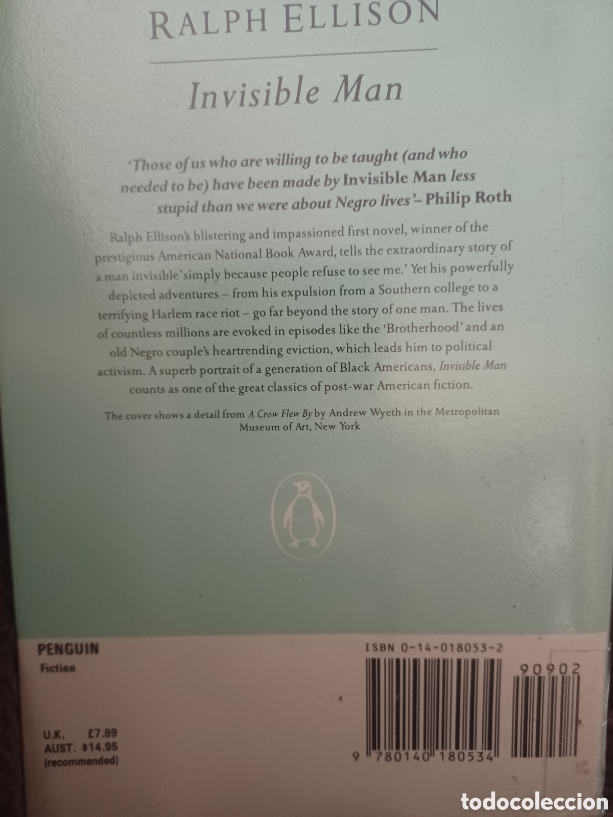 Libros: Barybook 155. Invisible man Ralph Ellison penguin.books - Foto 5