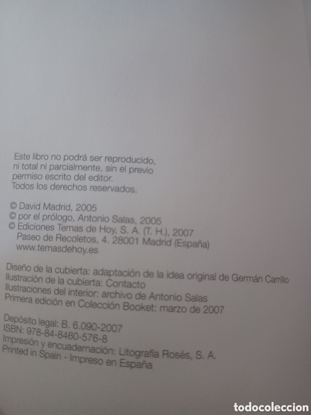 Libros: Barybook 153. Insider David Madrid ediciones temas de hoy - Foto 3