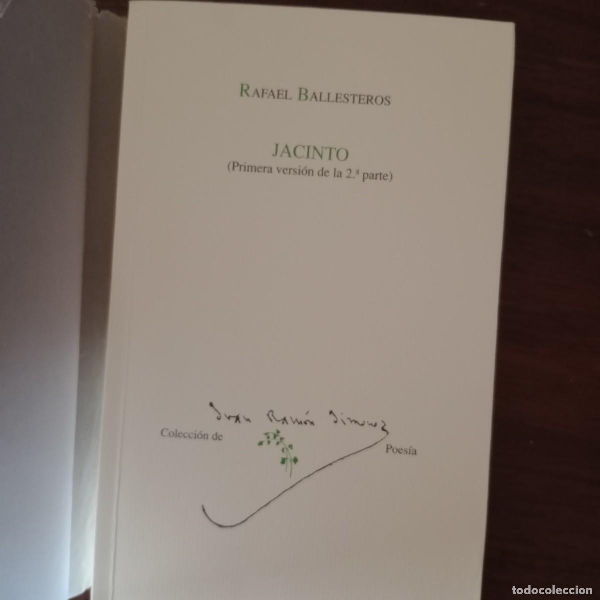 Libros: Jacinto - BALLESTEROS, RAFAEL - Foto 1