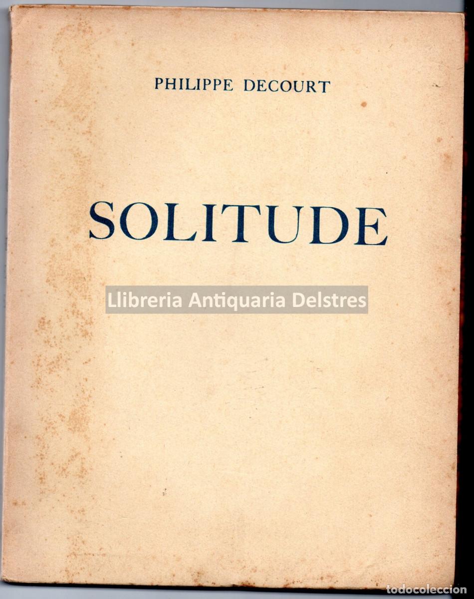 Libros: Decourt, Philippe. - Solitude. - Foto 1