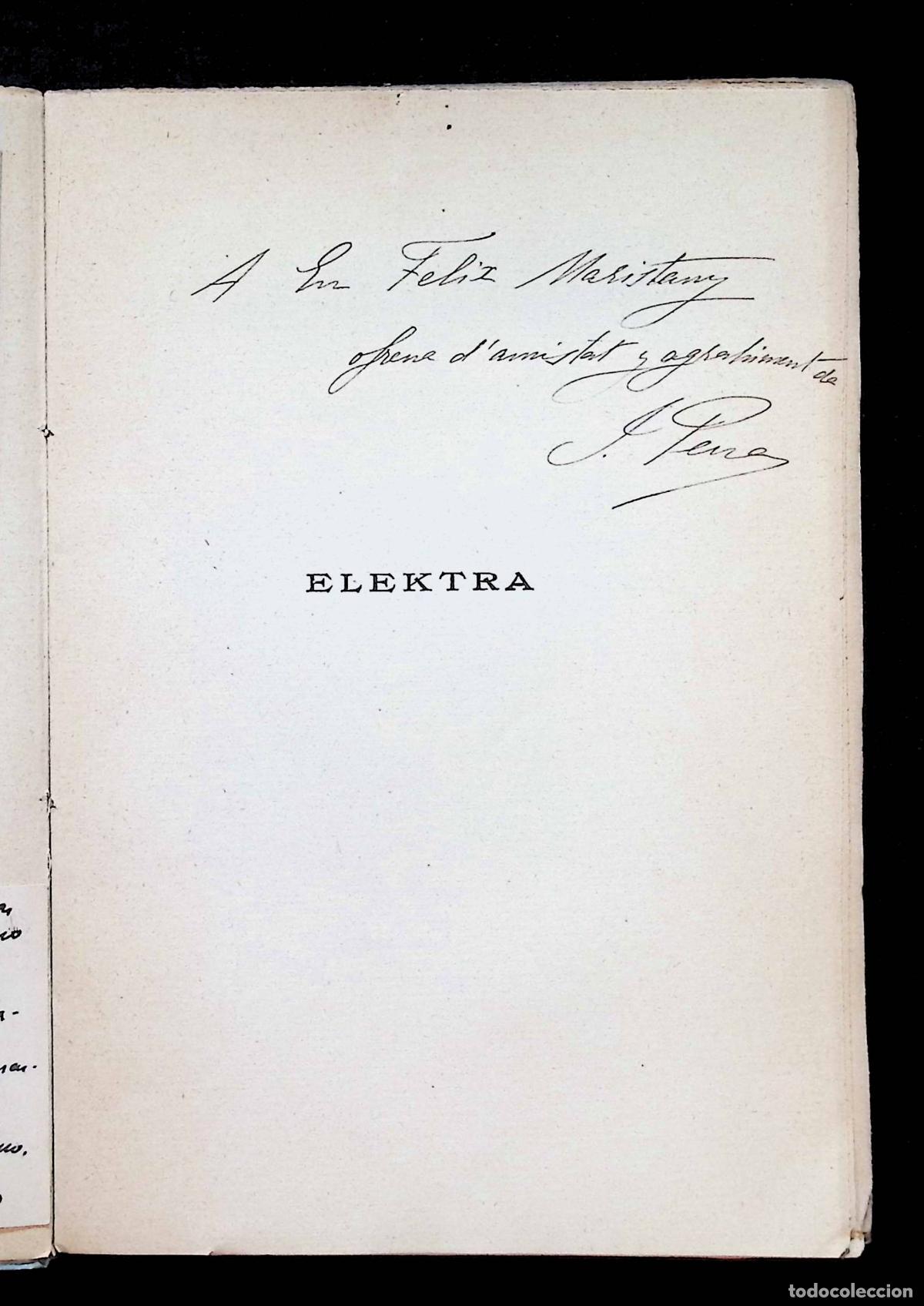 Libros: ELEKTRA. Tragedia en un acte. - HOFMANNSTHAL, Hug de. - Foto 3