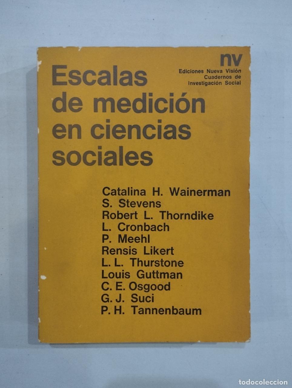 Libros: Escalas de medici&oacute;n en ciencias sociales - Foto 1