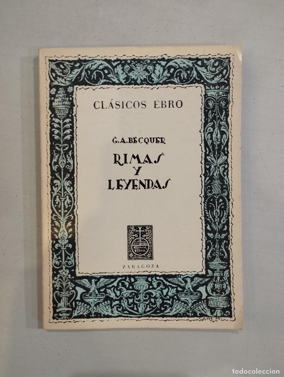 Libros: Gustavo Adolfo B&eacute;cquer - Rimas y leyendas - Foto 1