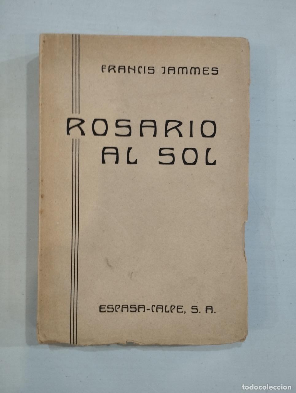 Libros: Francis Jammes - Rosario al sol - Foto 1
