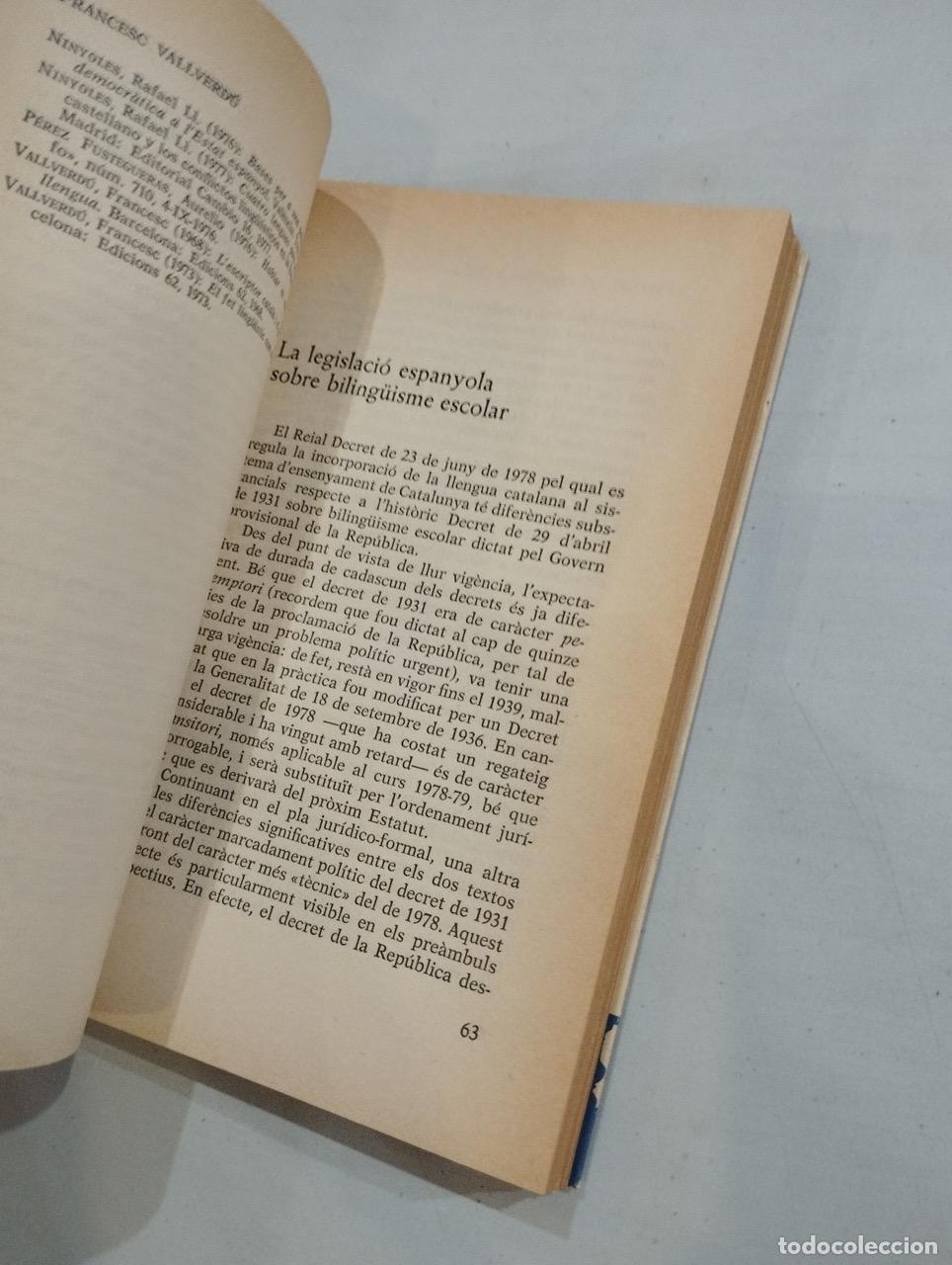 Libros: Francesc Vallverd&uacute; - La normalitzaci&oacute; ling&uuml;&iacute;stica a Catalunya - Foto 2