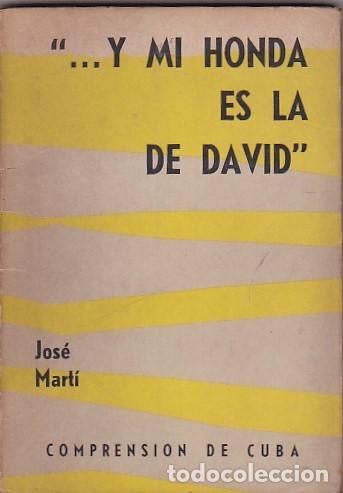 Libros: ... y mi honda es la de David - MARTI,Jose - Foto 1
