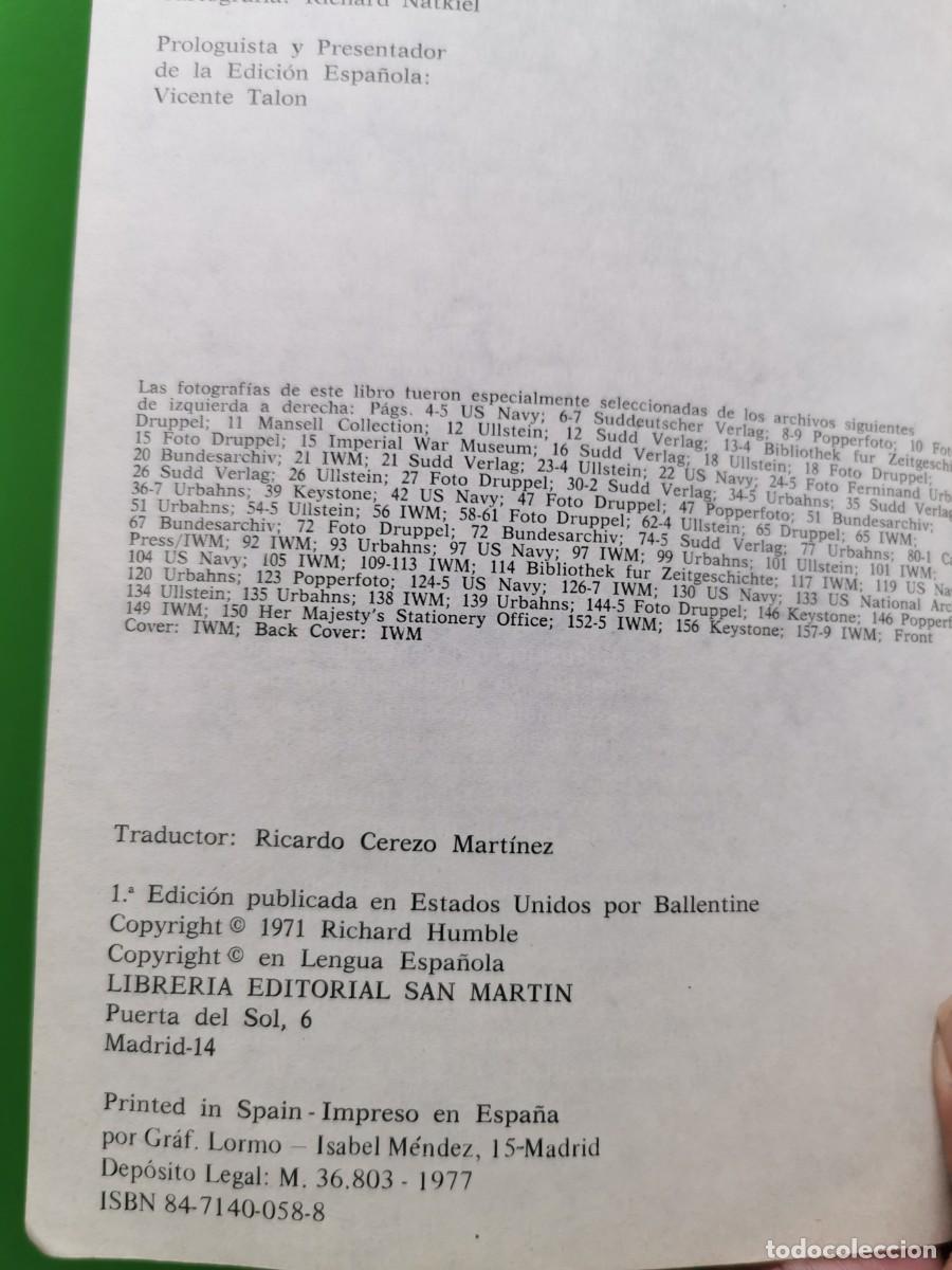 Libros: LA FLOTA DE ALTA MAR DE HITLER - RICHARD HUMBLE - Foto 3