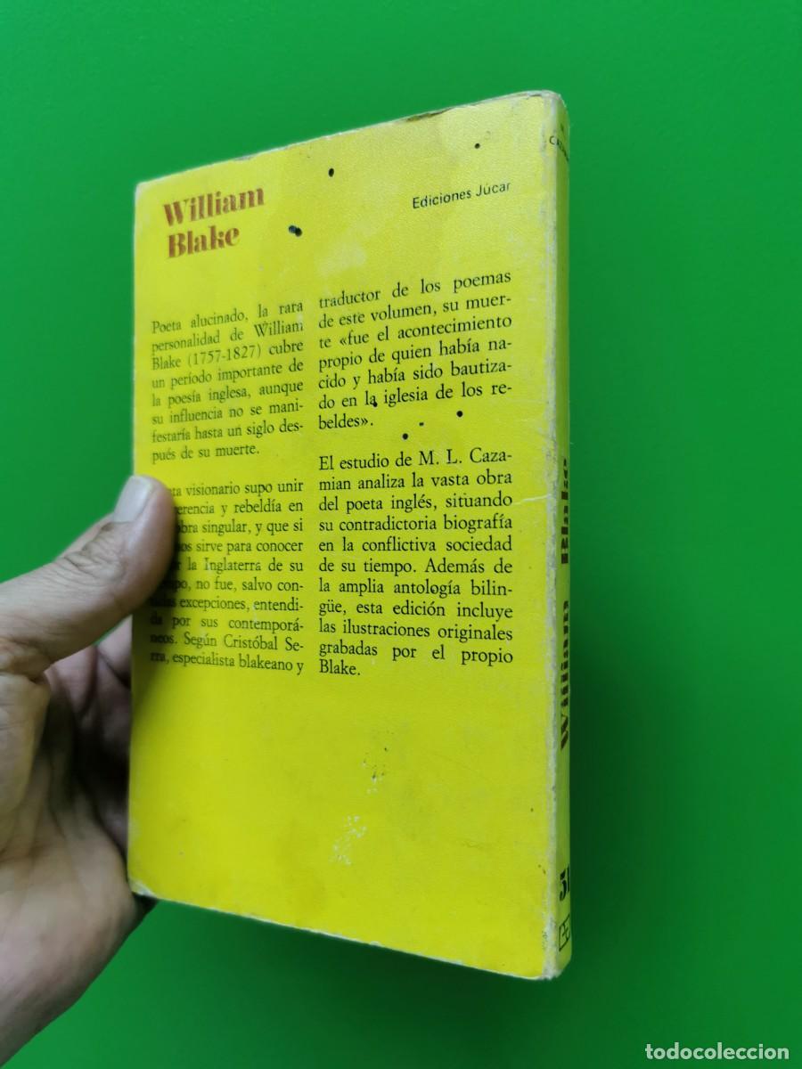 Libros: WILLIAM BLAKE. CAZAMIAN. J&Uacute;CAR. LOS POETAS. - Foto 2