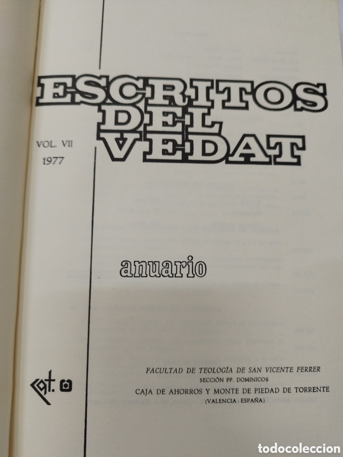 Libros: ESCRITOS DEL VEDAT. Vol. VII - Foto 4