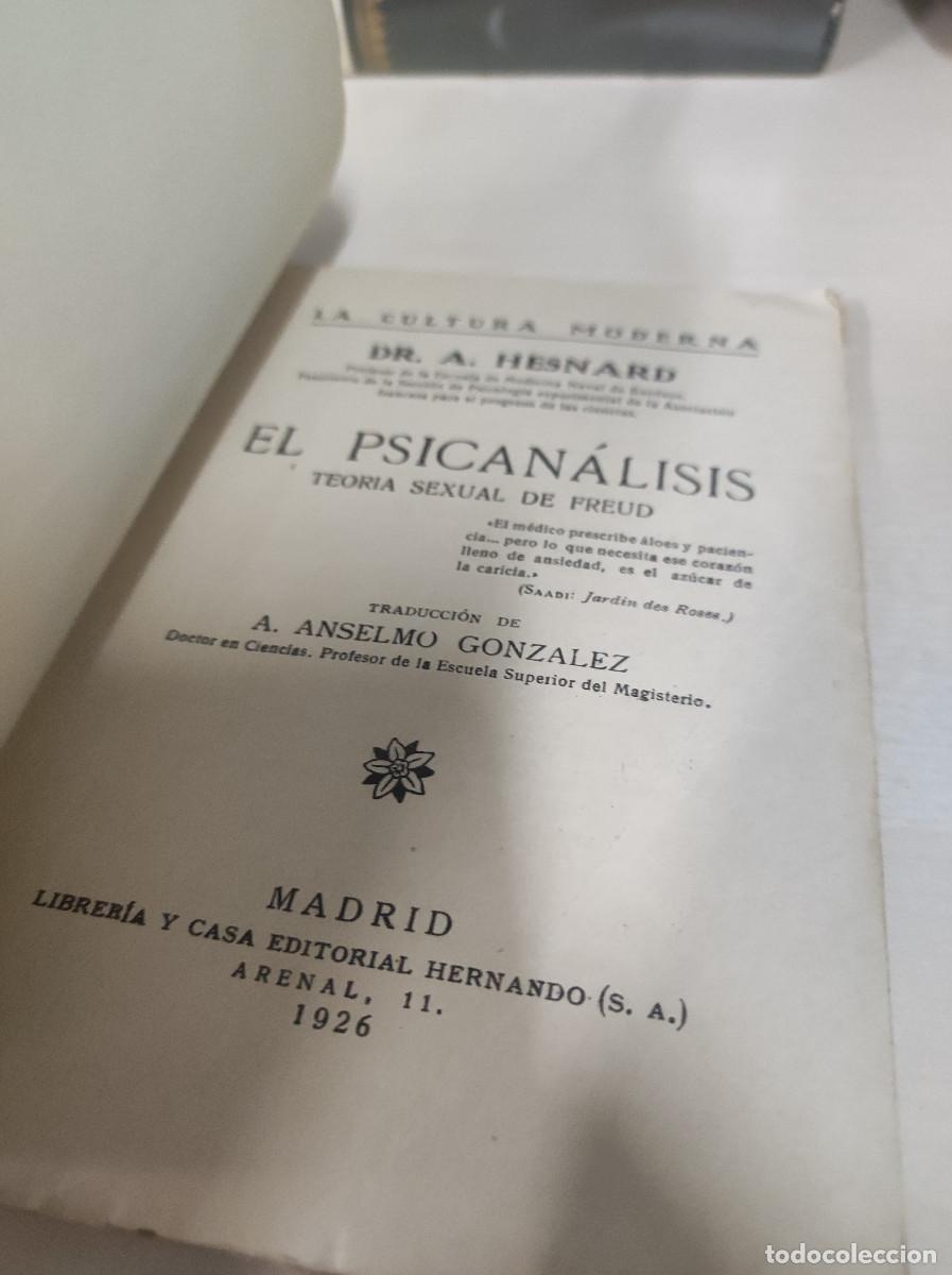 Libros: EL PSICANALISIS LA CULTURA MODERNA DE A. HESNARD - Foto 2