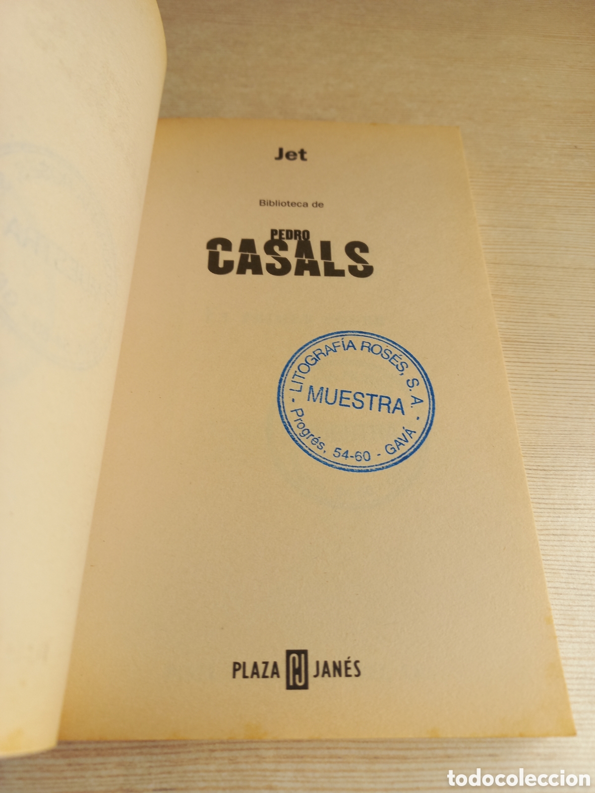 Libros: El primer poder. Pedro Casals. Plaza y Jan&eacute;s, colecci&oacute;n Jet, 1999. - Foto 6