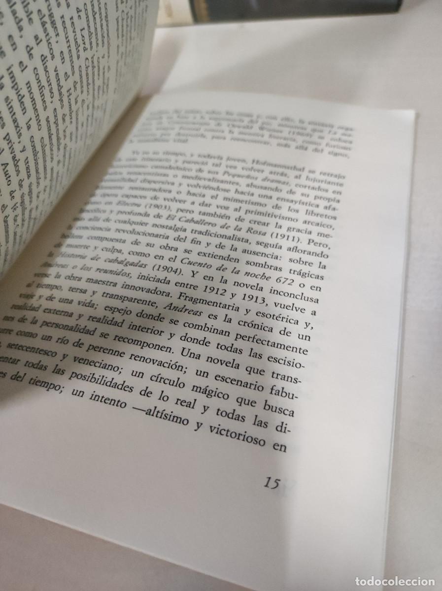 Libros: CARTA DE LORD CHANDOS - Hofmannsthal, Hugo von - Foto 3