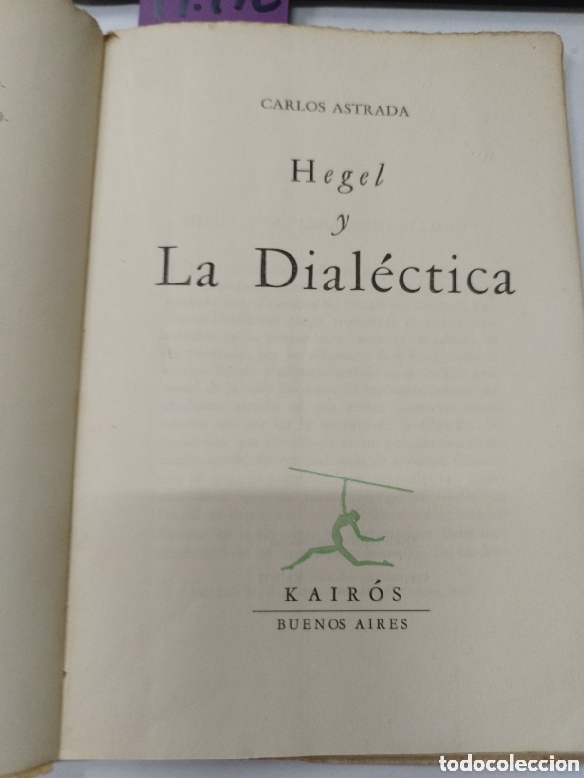 Libros: HEGEL Y LA DIALECTICA - ASTRADA,Carlos - Foto 5