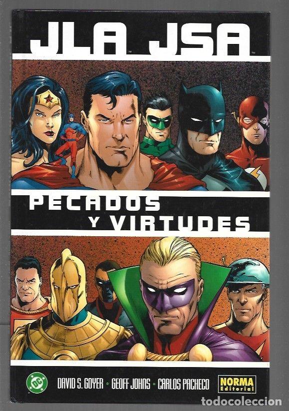 Libros: JLA JSA PECADOS Y VIRTUDES - GOYER, DAVID S. Y OTROS - Foto 1