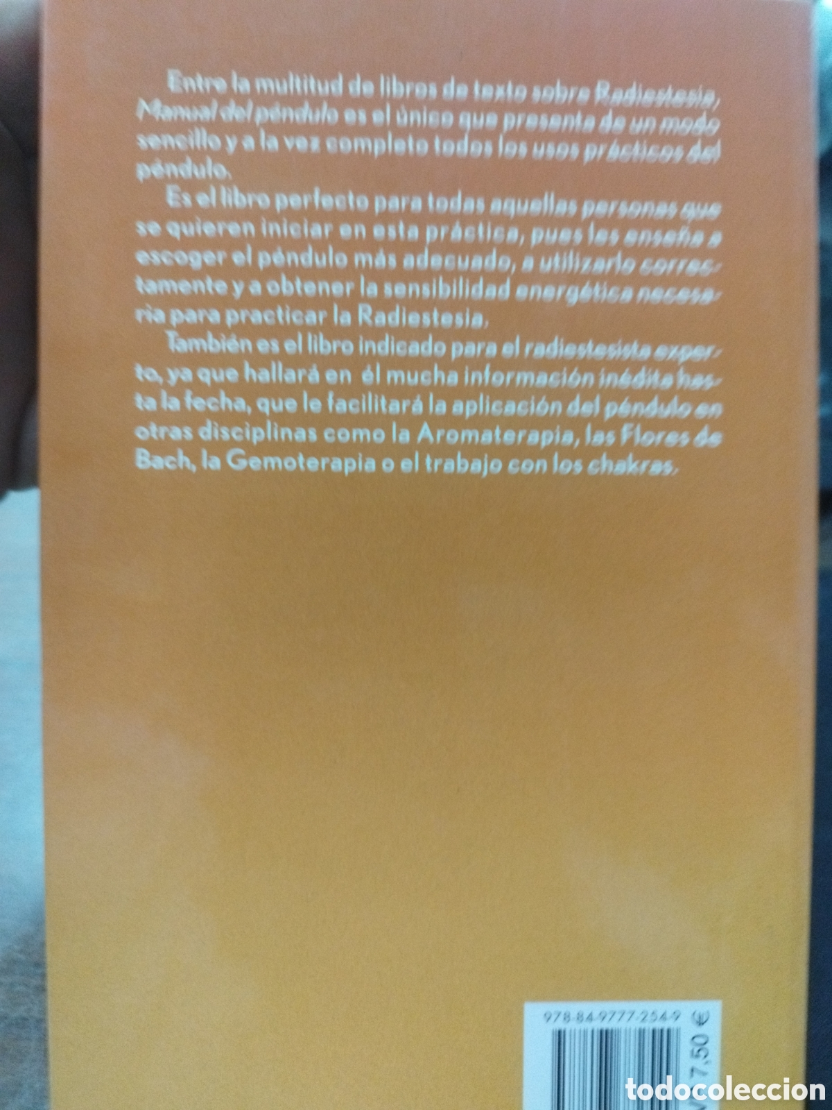 Libros: MANUAL DEL PENDULO. Consejos pr&aacute;cticos y descripci&oacute;n de todos los usos del p&eacute;ndulo - LUBECK,Walter - Foto 2