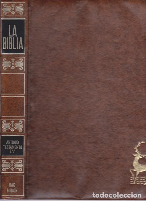 Libros: LA BIBLIA. ANTIGUO TESTAMENTO IV - Foto 1