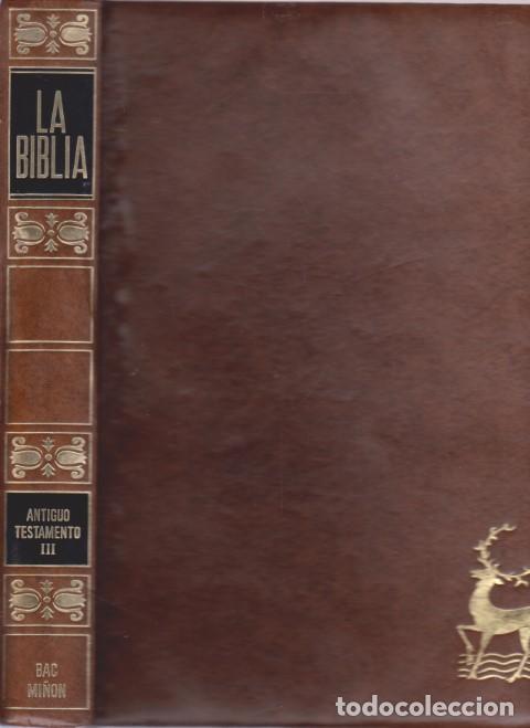 Libros: LA BIBLIA. ANTIGUO TESTAMENTO III - Foto 1