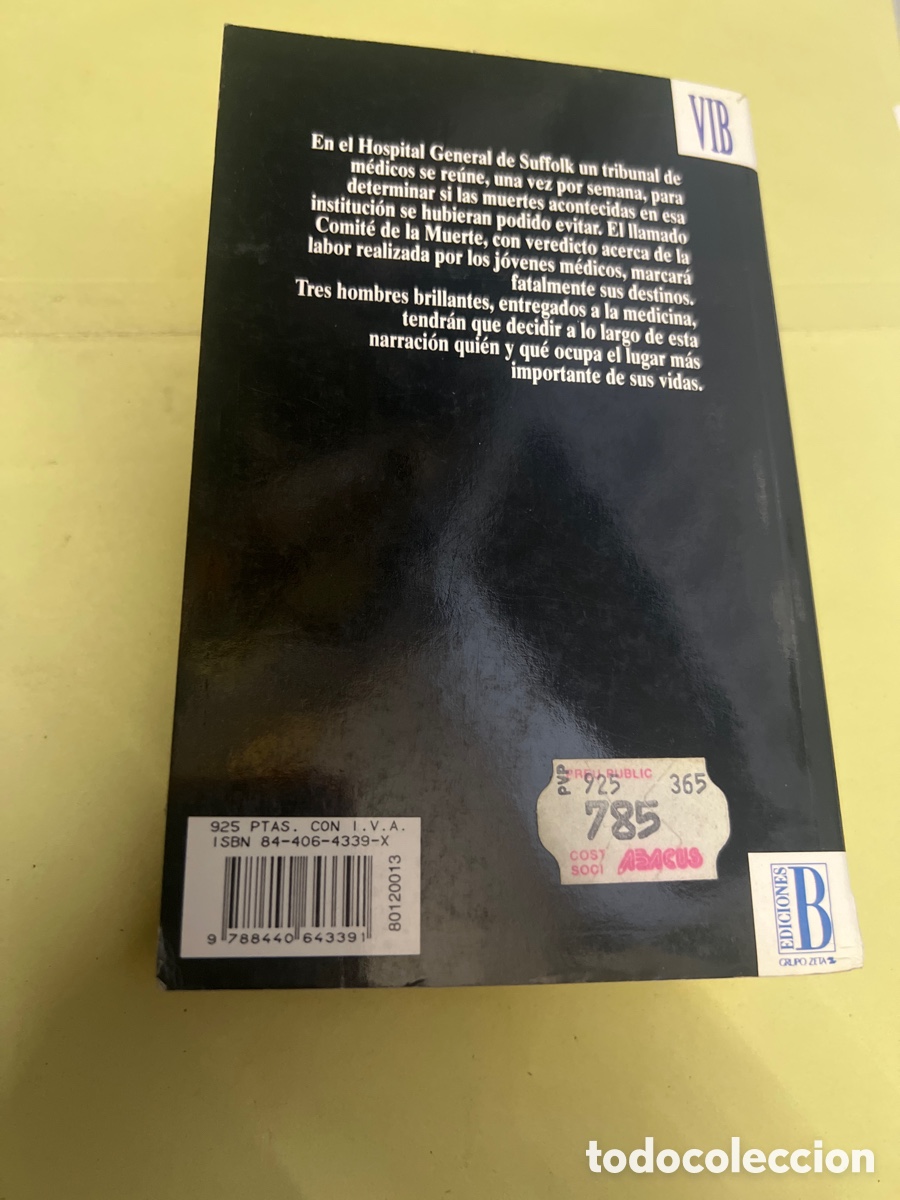 Libros: T2/B3/23. EL COMIT&Eacute; DE LA MUERTE - Gordon,Noah - Foto 2